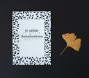 Vergrößerungsansicht: In stiller Anteilnahme - Trauerkarte in Braille- und Großschrift
